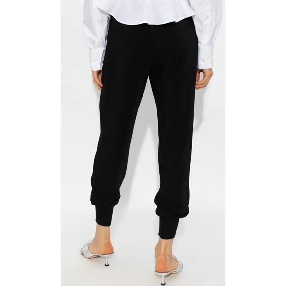 Stella McCartney Pleated Front Trousers In Black - Picture 8 of 12